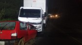 Motorista morre em colisão entre carro e caminhão na SC-157 em Quilombo