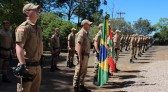Polícia Militar realiza solenidade alusiva ao dia de Santa Catarina e promove 39 policiais militares