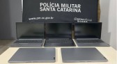 Homem é preso por furtar notebooks em loja de informática