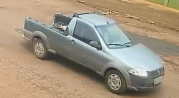 Fiat Strada é furtada próximo ao cemitério municipal