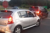 Colisão traseira é registrada na PR-483