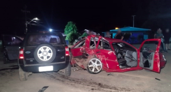 Acidente deixa feridos na BR-282 em Ponte Serrada; motorista tinha sinais de embriaguez