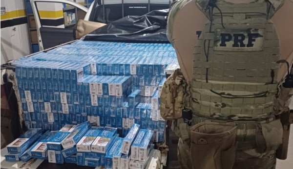 Carga com 26 mil maços de cigarros paraguaios é apreendida em SC