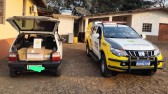 Operação conjunta entre policiais de SC e do PR apreende cigarros contrabandeados