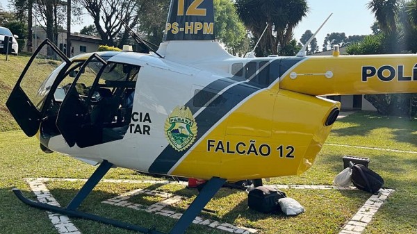 Polícia Militar realiza patrulhamento aéreo em todo sudoeste do Paraná