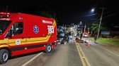 Motorista fica ferido após colisão com cavalo