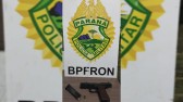 BPFRON, 21 BPM e Polícia Civil apreendem arma de fogo e munições