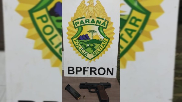 BPFRON, 21 BPM e Polícia Civil apreendem arma de fogo e munições