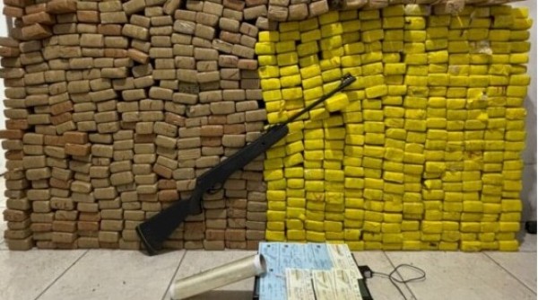 Operação conjunta apreende quase 400 kg de maconha em SC