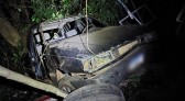 Idoso fica ferido após grave acidente