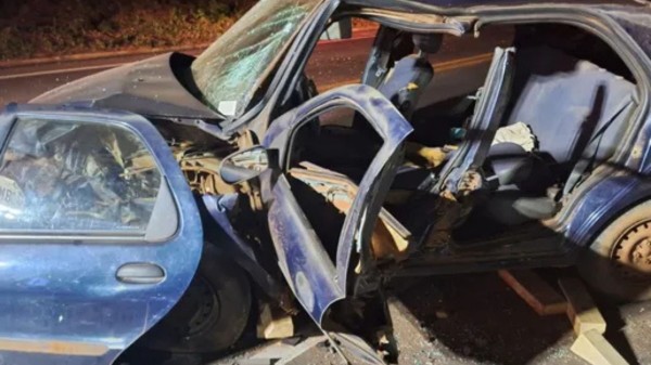 Colisão frontal na SC-157 deixa um bebê morto e quatro feridos em estado grave