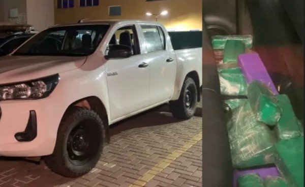 Caminhonete carregada com 100 quilos de maconha é apreendida após tentar fugir na BR-163