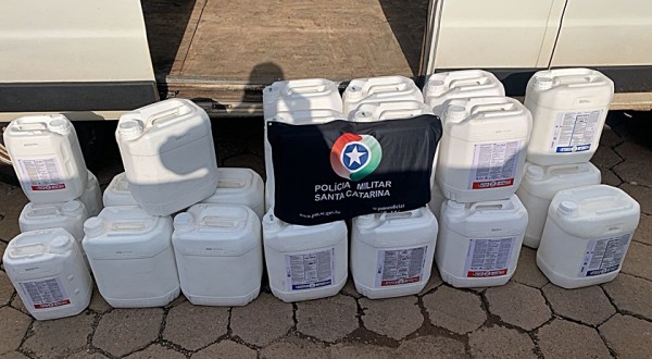 PM apreende agrotóxicos contrabandeados da Argentina