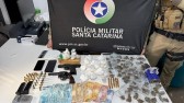 Operação em Chapecó termina com sete presos e apreensão de drogas e armas