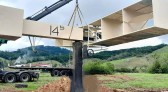 Réplica do avião 14 Bis é instalada em município catarinense