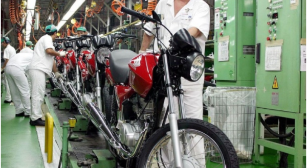 Produção de motos no Brasil registra o melhor semestre em oito anos