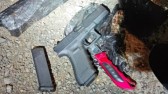 PRF flagra condutor portando arma de uso restrito e munição de guerra durante fiscalização