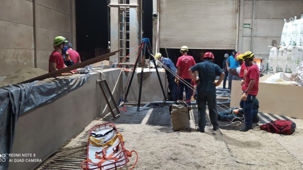 Homem morre após cair dentro de silo no interior