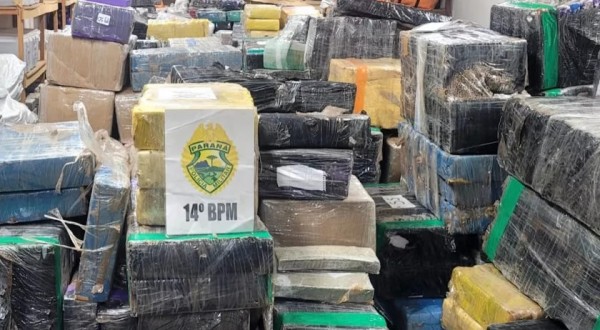 PM apreende mais de oito toneladas de maconha