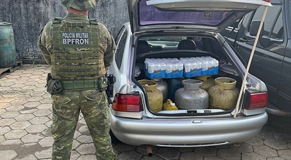 Automóvel, gás, gasolina e cervejas da Argentina são apreendidos pelo BP FRON