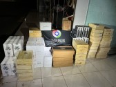 Polícia Militar apreende 84 caixas de vinho argentino sem nota fiscal