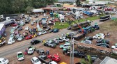 Carreata a favor do Presidente Jair Bolsonaro reúne multidão na Tri Fronteira