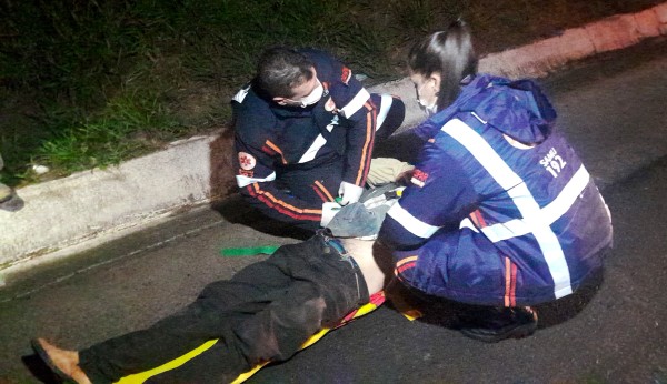Suposto atropelamento deixa idoso ferido na BR 280