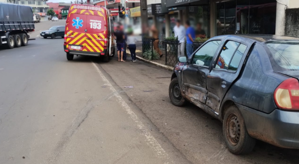 Acidente de trânsito é registrado na BR 163 e condutor do veículo foge do local