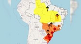 Alerta vermelho: 4 estados do país têm grande perigo de alagamentos e ventania neste fim de semana