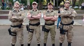 Policiais militares do 36º BPM concluem curso de Fronteiras em Chapecó