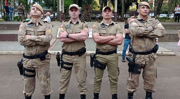 Policiais militares do 36º BPM concluem curso de Fronteiras em Chapecó