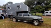 Em apenas três semanas casal constrói motor home somente para participar de encontro na Tri-Fronteira
