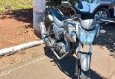Motocicleta furtada em Descanso é encontrada pela PM horas após o crime