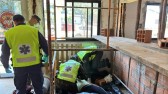 Bombeiros de São Miguel do Oeste realizam simulado de resgate com militares do 14º RCMec