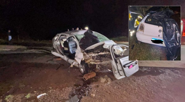 Homem morre e duas mulheres ficam feridas em grave acidente na BR-163