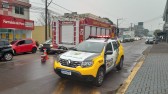 Colisão entre carro e moto deixa motociclista ferido na União da Vitória