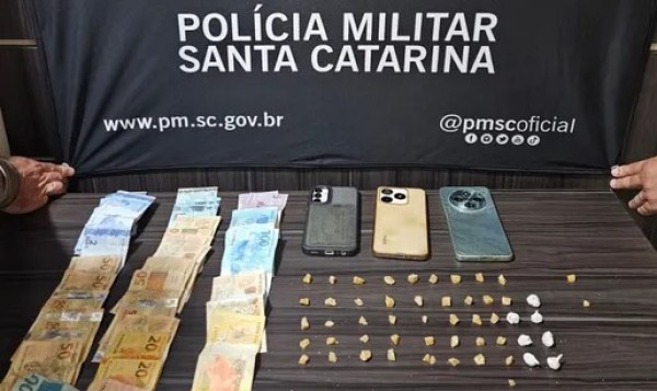 Polícia prende três por tráfico de drogas