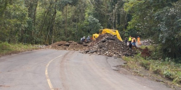 Trecho da SC-283, em Seara, ficará bloqueado até sexta