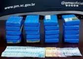 Mais de 20 kg de cocaína são apreendidos com homem de 37 anos