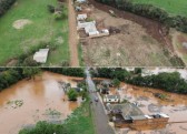Fortes chuvas provocam inundações, deixam famílias desalojadas e interditam rodovias no Oeste de SC