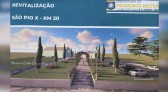 KM 20 ganhará nova praça em frente à Igreja