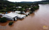 Cheia do Rio Uruguai deixa cidades do Oeste de SC inundadas