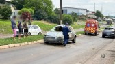 Homem fica ferido em capotamento no entroncamento das BRs 163 e 282