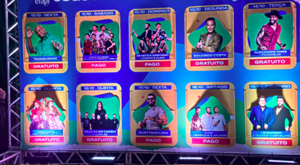 Efapi 2025 é lançada oficialmente; veja os shows