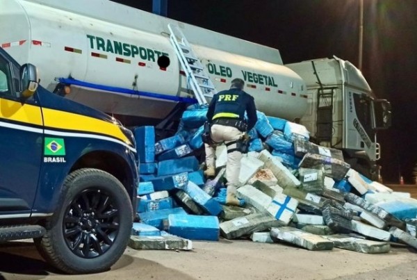 Apreensão de maconha em Sarandi é a terceira maior da PRF no RS
