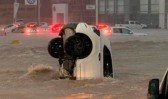 Frente fria causa caos com 300 milímetros de chuva na Argentina