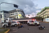 Menor de idade é flagrado pilotando motocicleta