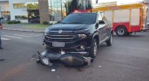 Acidente na Av. Washington Luís deixa mulher de 26 anos ferida