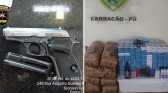 Homem é detido com arma de fogo e produtos descaminhados da Argentina