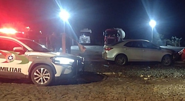 PM recupera veículo furtado em São Miguel do Oeste